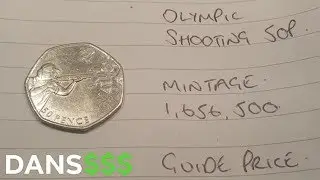2011 Olympic Shooting 50 Pence Coin WORTH?