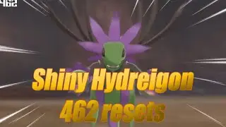 Live Shiny Hydreigon - 462 resets - Pokemon Sword