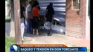 Saqueo en Don Torcuato  - Telefe Noticias