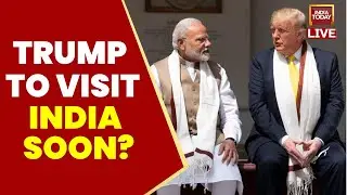 Trump to Visit India LIVE News | Trump News LIVE | Trump Praises PM Modi LIVE | Trump-Modi LIVE