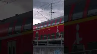 BR 147 mit Regio am Abend #z&uuml;ge #br147 #dbregio