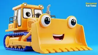 Kinderlieder &uuml;ber Baustellenfahrzeuge | 3D-Animation f&uuml;r Kinder