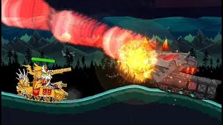 Tank Combat War Battle : King Leviathan VS All Bosses - 58 Boxes Record