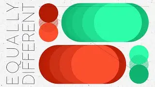 You won't be able to look away from this mesmerizing animation! 😲 Equally different #animation