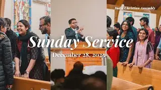 || INDIA CHRISTIAN ASSEMBLY || NYICA.ORG || SUNDAY SERVICE || MESSAGE || 12/28/2025/ || LIVE ||