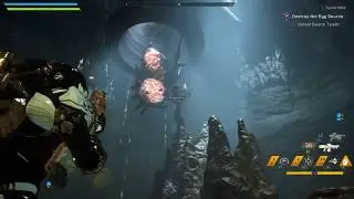 Anthem DEMO Fighting a giant spider thing / Skitzotech