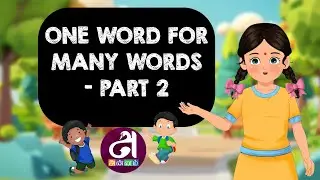 ONE WORD FOR MANY WORDS | kids | Story | English | Grammer | Children's | Story | Learning