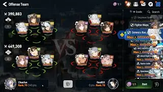 Epic Seven - Guild War - Exotic vs Tenacity (ReallDX) - Vortex Stronghold