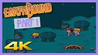 ⭐ EARTHBOUND - 1 OF 4 | 4K/60ᶠᵖˢ | SNES | #earthbound #rpg #walkthrough
