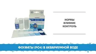 Фосфаты в аквариумной воде  Норма, влияние, контроль  PO4