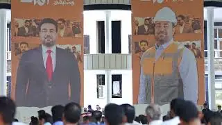 رئيس مجلس محافظة الأنبار، المهندس عمر مشعان دبوس، يجتمع بحشد من المواطنين في منطقة السورة في الرمادي