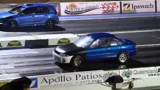 Rob Barac - All Motor Mitsubishi Lancer Coupe - Shakedown Run 12.4@117
