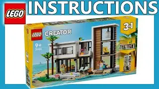 LEGO instructions | Modern House | 31153 | LEGO Creator 2024