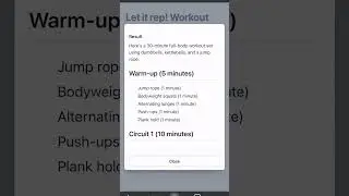 Meet Let it Rip: AI Workout Generator - your personal fitness coach for custom workouts. 💪🏋️&zwj;♀️