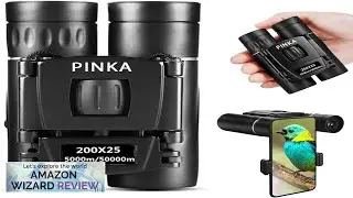 200x25 High Power Compact Binoculars with Clear Low Light Vision Large Eyepiece Review