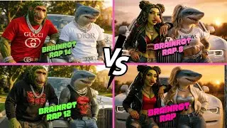 Brainrot Rap VS 💥 Ultimate AI Rap Battle | Viral Brainrot Music 2025