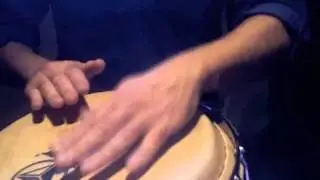 Tuto congas d&eacute;butant : rythme Cha Cha sur 1 conga