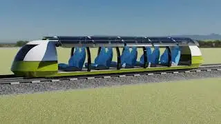 10 Passenger train-car EEVEE render
