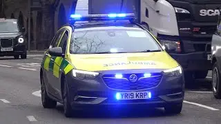 NHS ECMO Support Vauxhall Insignia Emergency Ambulance Responding Through Tower Hill 📍