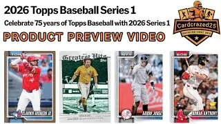2026 Topps Baseball Series 1 is HERE&hellip; And it&rsquo;s Loaded 👀🔥 | Full Preview