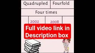 IELTS task 1 vocabulary in graph: HALF TO DECUPLE: #ieltstask1 #task1vocabulary #shorts #short