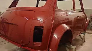 classic mini restoration from start to finish #restoration #classic #mini #painting #classiccars