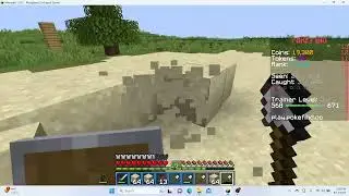 minecraft Pokemon Survival grinding sand for my village  (Play.pokefind.co) Episode 1 @SSundee