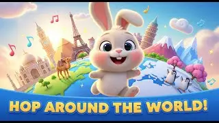 Learn With AI: A Fun Around the World Song for Kids 🌍🐰