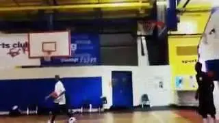 Between the legs dunk
