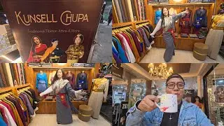 New kunsel chupa shop M.T. n her dancing skill #freetibet ##tibetanyoutuber 