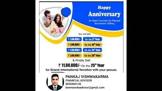 Best Anniversary Gift #anniversary #investment #gift #lifeinsurance #lic #income #beemawalaadvisor