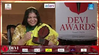 Devi Awards Chennai 2024 winner Dr Srimathy Kesan on receiving the award