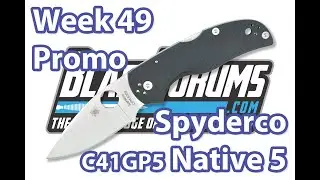 Week 49 Promo - Spyderco C41GP5 Native 5 - BladeForums.com 20th Anniversary Year of Giveaways
