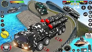 Army Truck Transport Offroad Simulator - US Cargo Vehicle Driving Mountain 3D - Android GamePlay