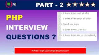 PHP Important Interview Questions | Part - 2 | Free Notes