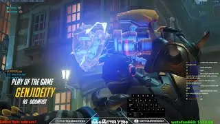 Overwatch Rollout Doomfis God GetQuakedOn Tryhard Gameplay -POTG-