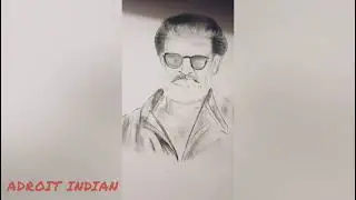 Rajinikanth | Kaala | King Of Acting | Rajinikanth Sketch | Adroit Indian