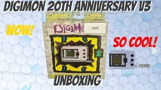 Digimon 20th V3 Unboxing | 20th Anniversary Digimon Digivice
