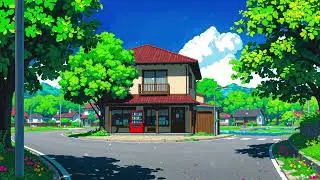 Sunny Cafe Street ☀️ Lofi for Study, Work & Calm Focus 🌿 Peaceful Daytime Vibes