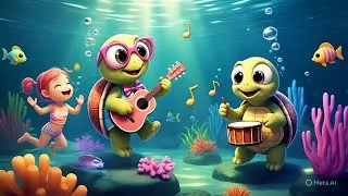 Turtle Song for Toddlers | Nursery Rhymes | Kids Songs | Sing Along | Dance with Turtle|Animals song