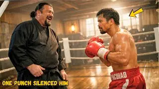 Steven Seagal Laughed at Manny Pacquiao&hellip; Until One Punch Changed Everything..