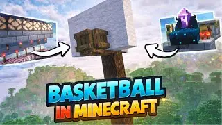 Basketball in Minecraft 🏀 | Redstone Tutorial ⚡