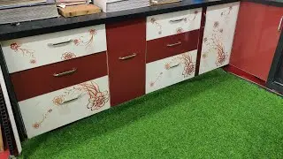 PVC में किचन बनाने मे कितना खर्चा आता है। modular kitchen design with making cost/ price