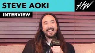 Diplo Dose a backflip in Steve Aoki's backyard ! | Hollywire @ EDC