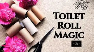 BLOOMING Toilet Paper Tubes 🌼♻️ 5 GREAT IDEAS TO UPCYCLE