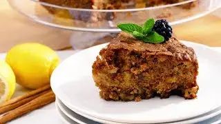 BIZCOCHO de MANZANA y NUECES 🍎 ¡Receta FÁCIL e IRRESISTIBLE! - Cocinatis