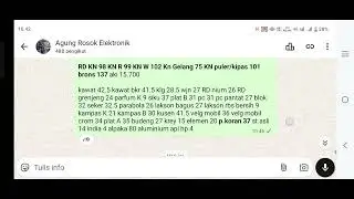 Update metal prices at the Agung Rosok stall