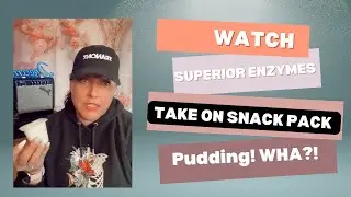 Snack pack pudding vs. Super Enzymes ‼️‼️