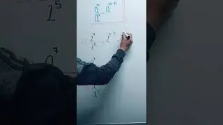 Cociente de potencias con bases iguales ejemplos(teor&iacute;a de exponentes parte 2)