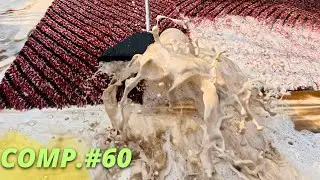 Scraping dirty water off carpets Compilation Pt. 60 || Satisfying Video